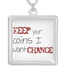 Keep Your Coins (Red) Custom Jewelry