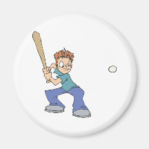Keep Your Eye On The Ball Refrigerator Magnet