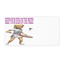 Keep Your Eyes On The Prize Custom Shipping Labels