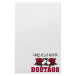 Keep your roses stationery design