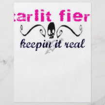 Keepin it real personalized flyer