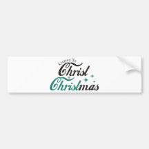 Keeping the Christ in Christmas Bumper Stickers