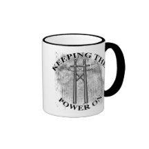 KEEPING THE POWER ON COFFEE MUG