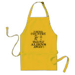 Keeps Aliens Away Country Aprons