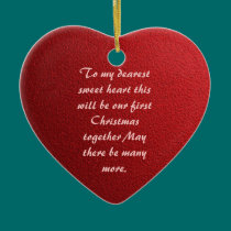KEEPSAKE HEART ORNAMENT ornaments