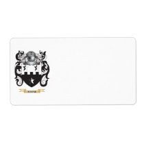 Keese Coat of Arms (Family Crest) labels