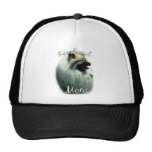 Keeshond Mom 2 Mesh Hats