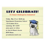 Keeshond Puppy Graduation Announcement invitations