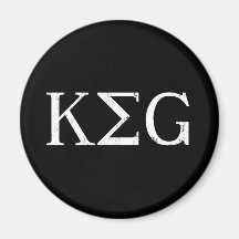 keg greek letters drinking tshirt magnet