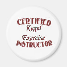 Kegel Excercise Instructor Fridge Magnets