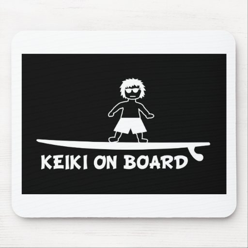 Keiki à bord de .JPG Tapis De Souris