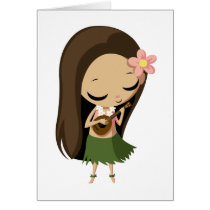 Keilana the Hula Girl Card