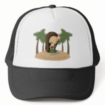 Keilana the Hula Girl Trucker Hat