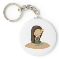 Keilana the Hula Girl Keychains