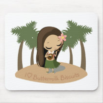 Keilana the Hula Girl Mouse Mat