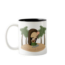 Keilana the Hula Girl Coffee Mug
