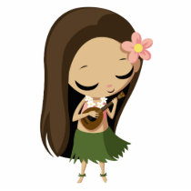 Keilana the Hula Girl Photo Cut Out