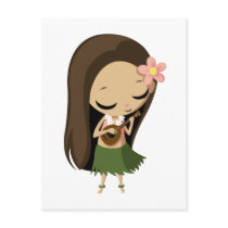 Keilana the Hula Girl Post Card