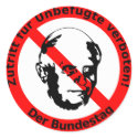 Kein Zutritt für Unbefugte • Der Bundestag stickers