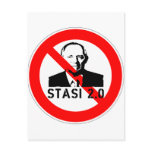 Keine Stasi 2.0 postcards
