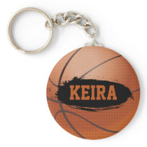 Keira Grunge Basketball Keychain / Keyring