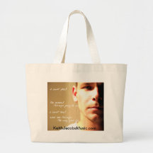 Keith Jacobs lyric tote bag