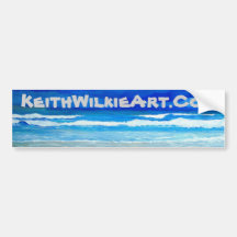 Keith Wilkie Art Bumber Sticker Bumper Stickers
