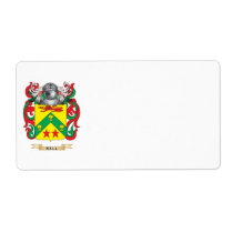 Kell Coat of Arms (Family Crest) labels
