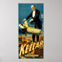 Kellar Levitation - Theatrical Magic Poster