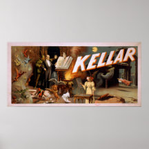 KELLAR Magician Illusionist VAUDEVILLE Poster