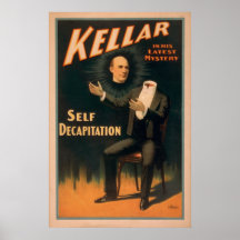 KELLAR Magician Illusionist VAUDEVILLE Poster