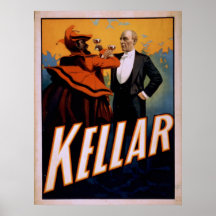 KELLAR Magician Illusionist VAUDEVILLE Poster