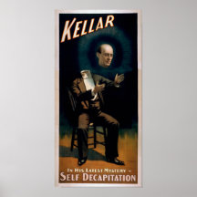 KELLAR Magician Illusionist VAUDEVILLE Poster