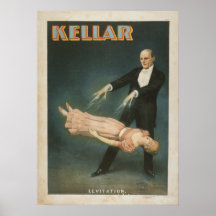 KELLAR Magician Illusionist VAUDEVILLE Poster