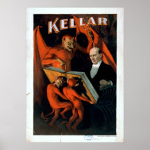 KELLAR Magician Illusionist VAUDEVILLE Poster