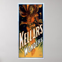 KELLAR Magician Illusionist VAUDEVILLE Poster