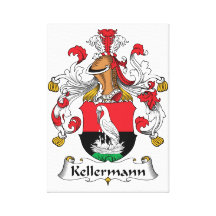 Kellermann Family Crest Canvas Print
