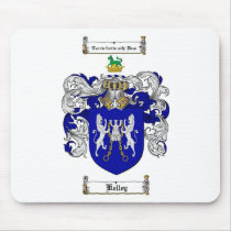 KELLEY FAMILY CREST -  KELLEY COAT OF ARMS MOUSE PADS