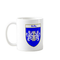 Kelly Coat of Arms/Family Crest Coffee Mugs