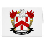 Kelly Family Crest Cards