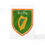 Kelly family crest kelly family name cards