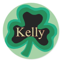 Kelly Family Round Stickers