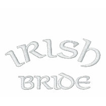 Kelly Green Irish Bride embroidered shirts