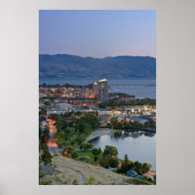 Kelowna by Dusk Posters