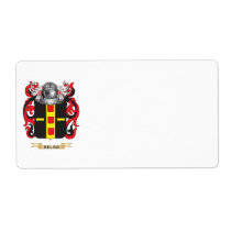 Kelvey Coat of Arms (Family Crest) labels