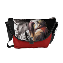 Ken and Ryu Courier Bag