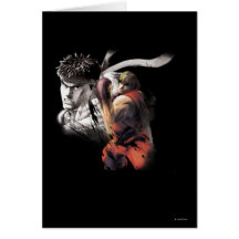 Ken Vs. Ryu Greeting Cards