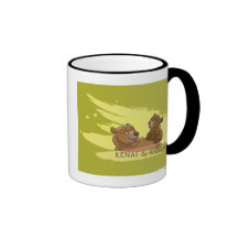 Kenai & Koda Brother Bear smiling Disney Coffee Mugs