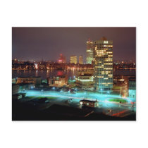 Kendall Square and Boston Skyline, 1967 Post Card