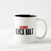 Kendo Black Belt Karate Coffee Mug